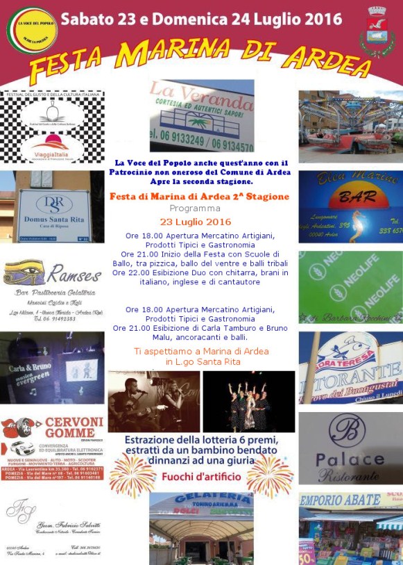 Festa di Santa Rita a Marina di Ardea