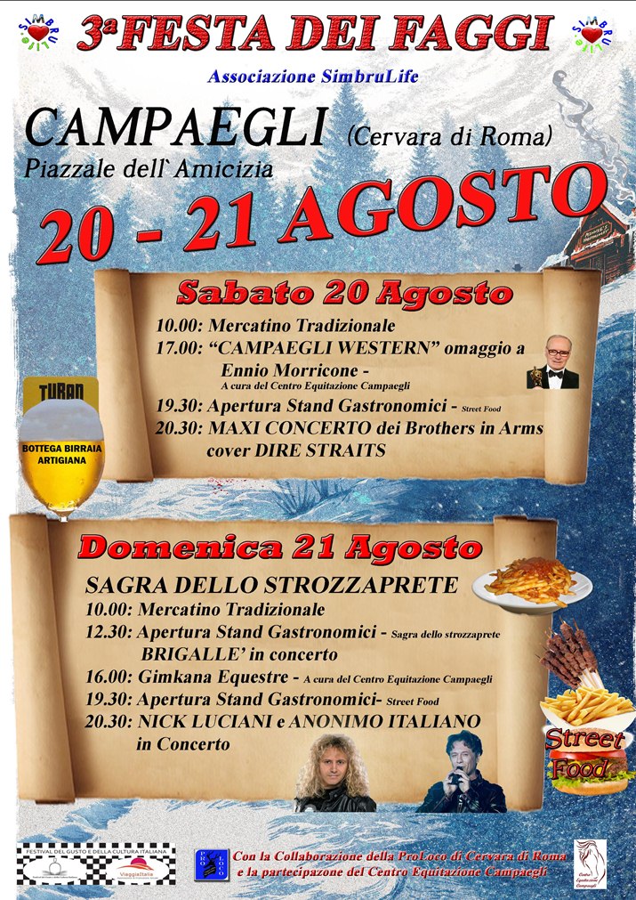 Festa dei Faggi e Sagra dello Strozzaprete a Campaegli